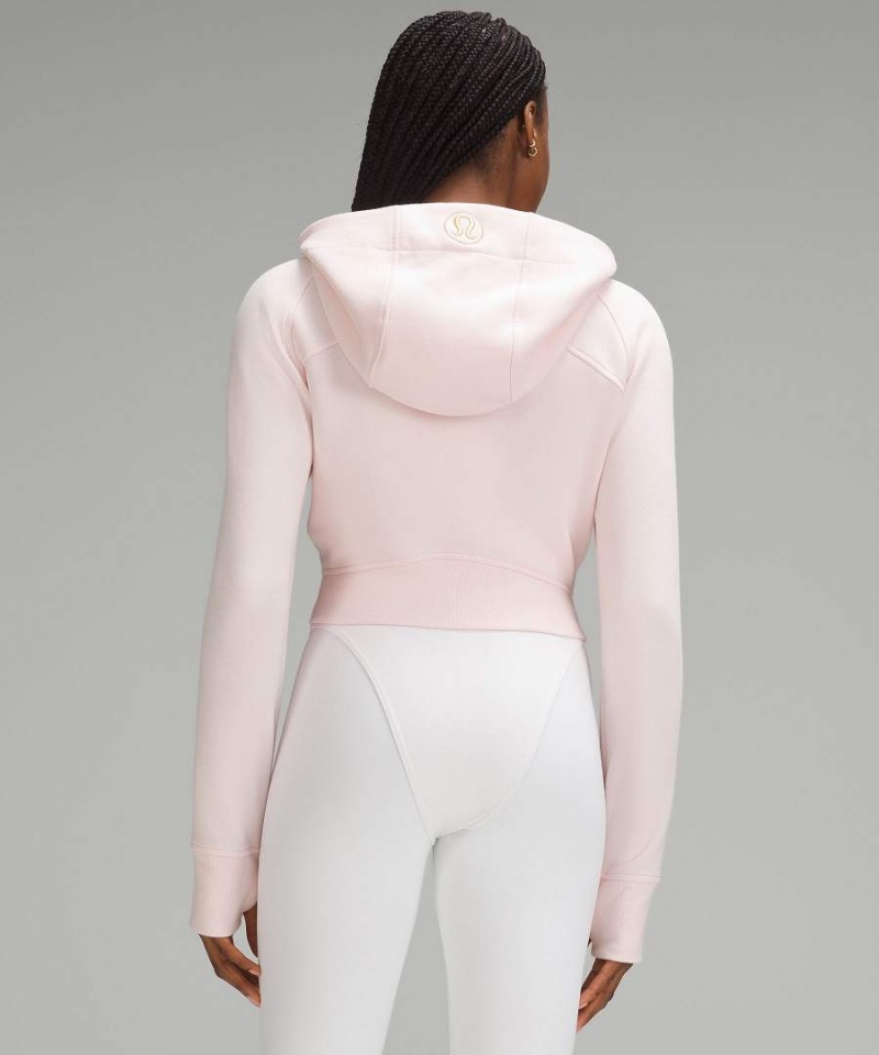 Sudadera con Capucha Lululemon Scuba Full-Zip Cropped Mujer Rojas Claro Doradas Chile | 207REVPYG