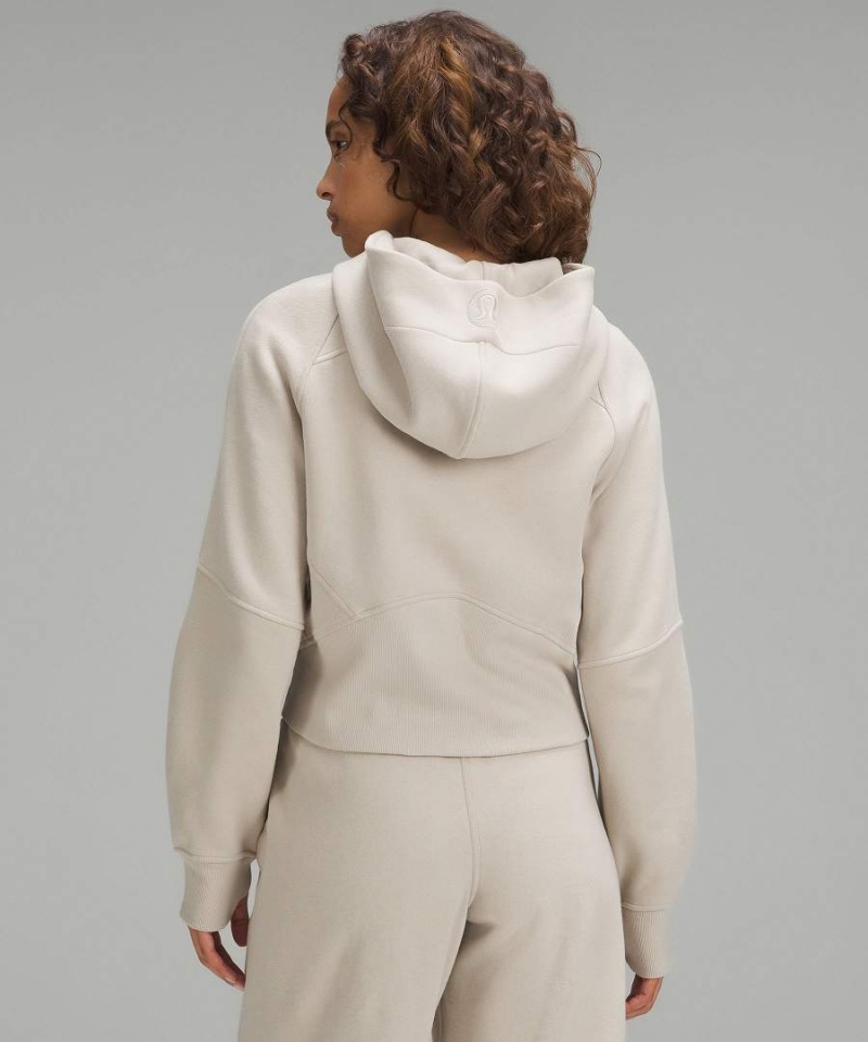 Sudadera con Capucha Lululemon Scuba Oversized Full-Zip Mujer Beige Chile | 243JFSZUK