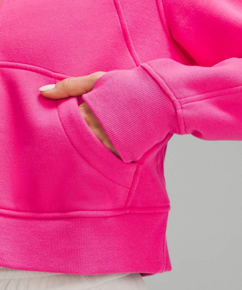 Sudadera con Capucha Lululemon Scuba Oversized Full-Zip Gold Zip Mujer Rosas Chile | 814VPLYME