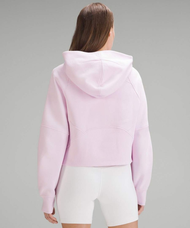 Sudadera con Capucha Lululemon Scuba Oversized Half-Zip Mujer Leopardo Blancas Verde Menta Chile | 614HDKRXC