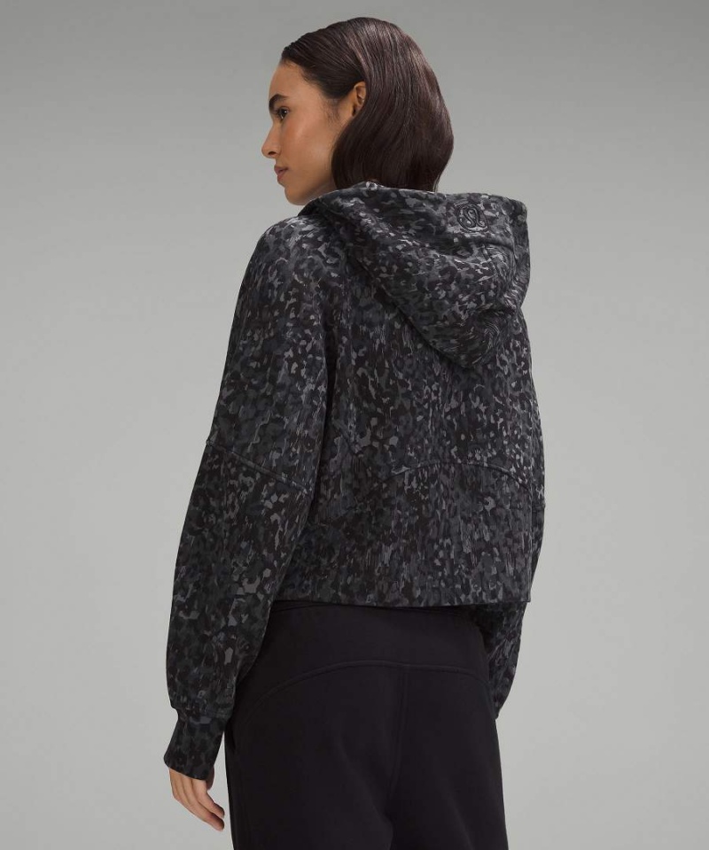 Sudadera con Capucha Lululemon Scuba Oversized Full-Zip Mujer Leopardo Multicolor Chile | 401BRTUWD