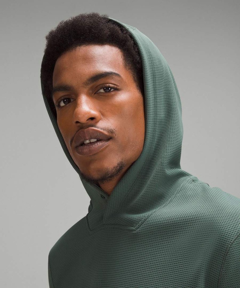 Sudadera con Capucha Lululemon Shift Stitch Hombre Verde Oscuro Chile | 701DLUHSY