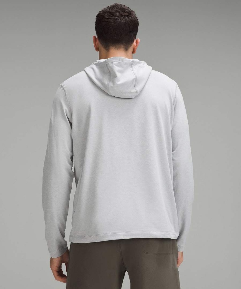 Sudadera con Capucha Lululemon Soft Jersey Pullover Hombre Plateadas Chile | 813OBTFWA