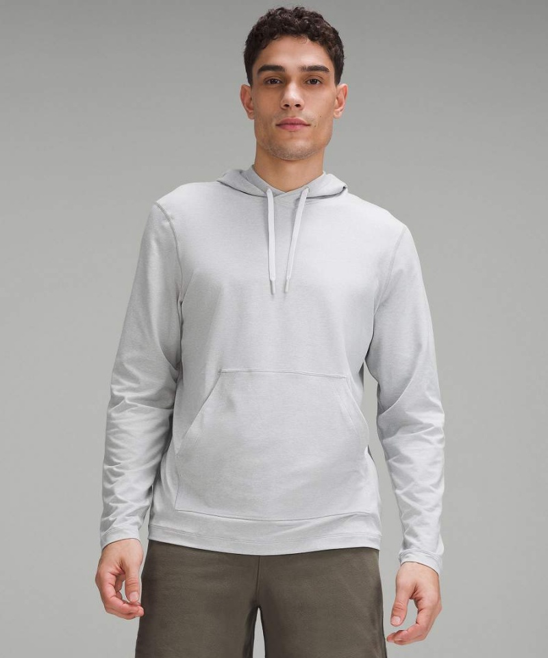Sudadera con Capucha Lululemon Soft Jersey Pullover Hombre Plateadas Chile | 813OBTFWA