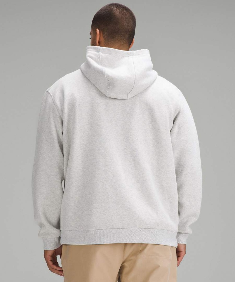 Sudadera con Capucha Lululemon Steady State Full-Zip Hombre Gris Claro Blancas Chile | 637LAYPJF
