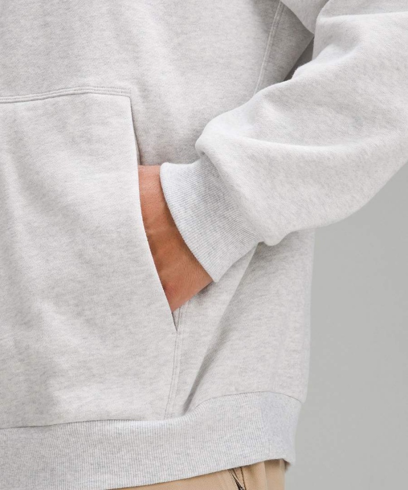 Sudadera con Capucha Lululemon Steady State Full-Zip Hombre Gris Claro Blancas Chile | 637LAYPJF
