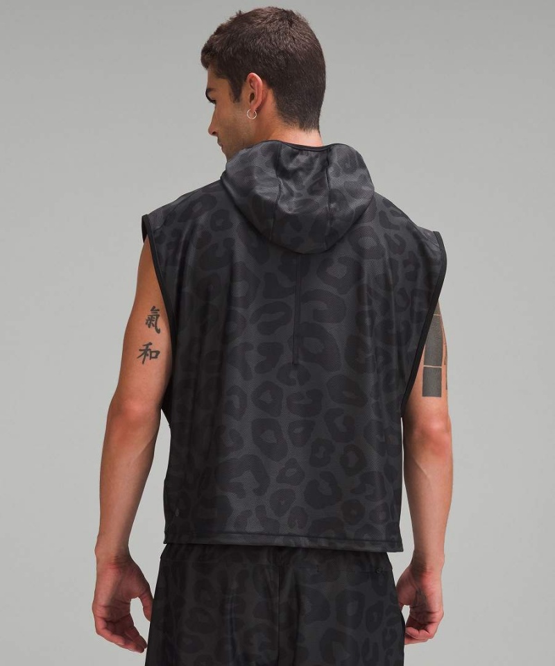 Sudadera con Capucha Lululemon lab Sin Manga Entrenamiento Hombre Gris Oscuro Multicolor Chile | 125YLJCGM