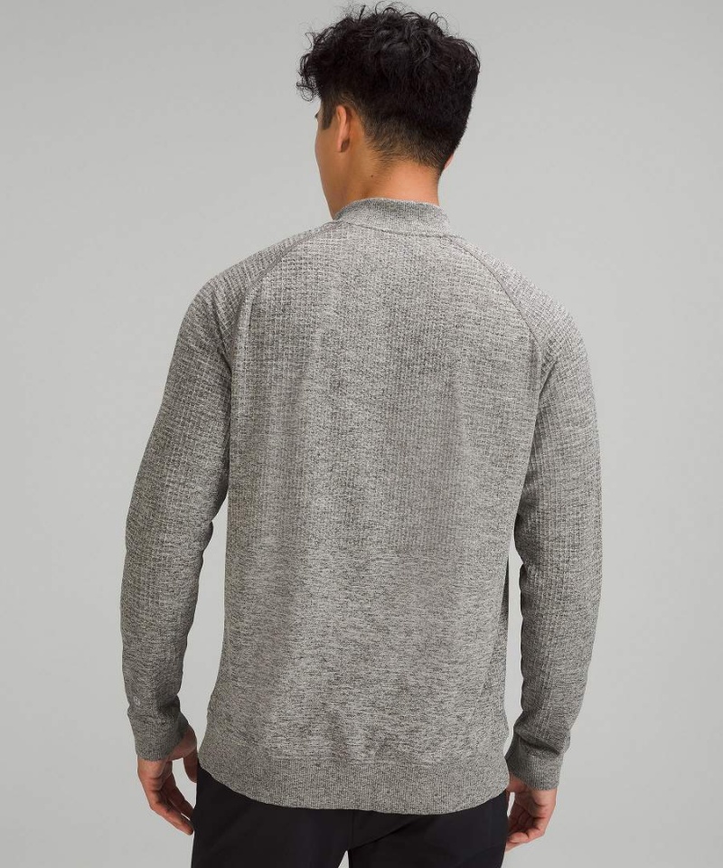 Sudaderas Lululemon Engineered Warmth Half Zip Hombre Blancas Gris Negras Chile | 247PHSTCD