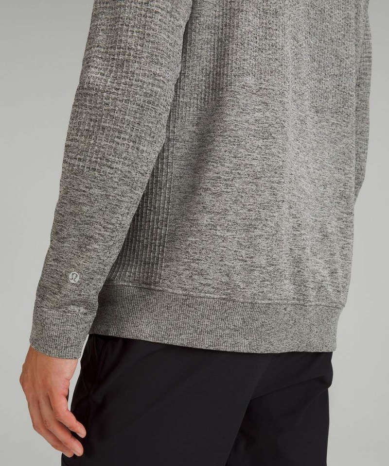 Sudaderas Lululemon Engineered Warmth Half Zip Hombre Blancas Gris Negras Chile | 247PHSTCD