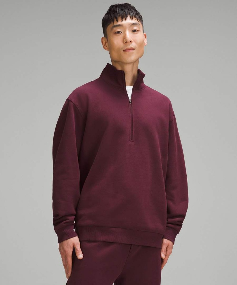 Sudaderas Lululemon Lunar New Year Steady State Half Zip Hombre Burdeos Chile | 487QJNWDG