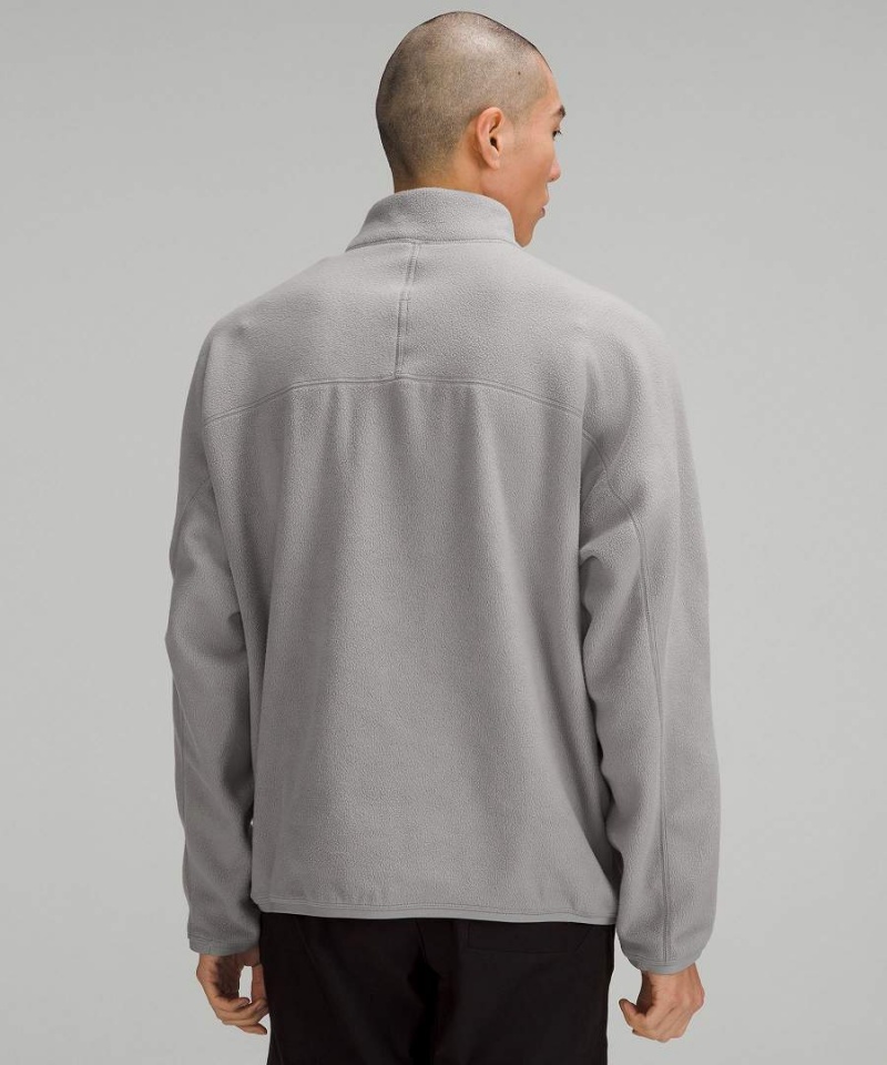 Sudaderas Lululemon Oversized Fleece Half Zip Hombre Gris Chile | 735HLTOKV