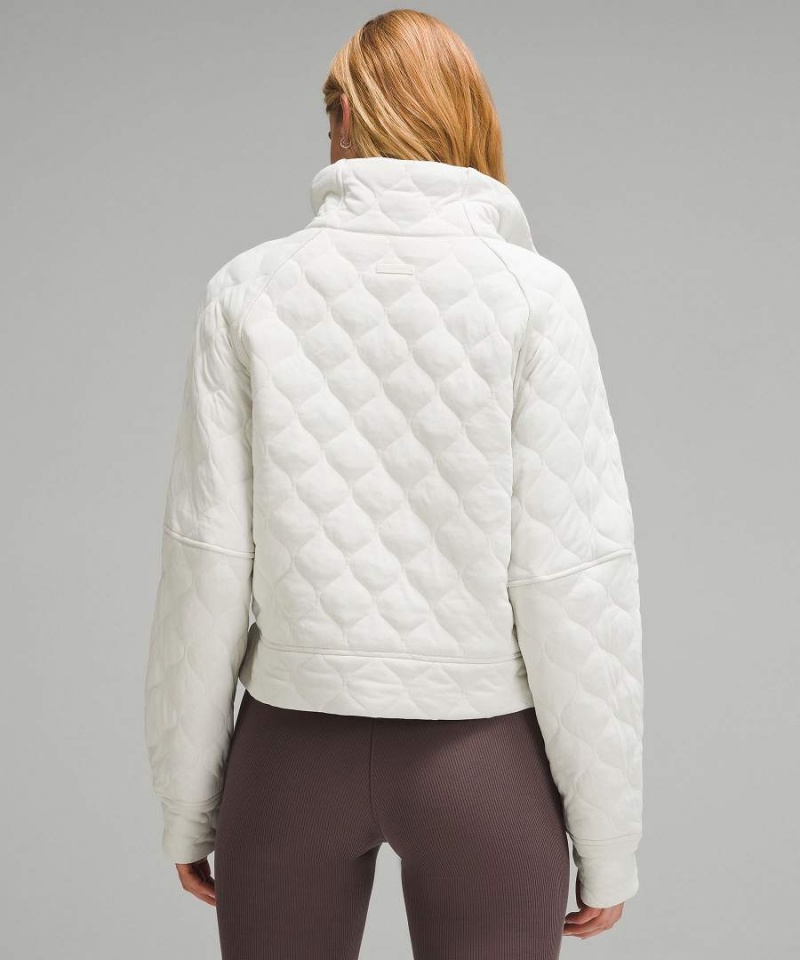 Sudaderas Lululemon Scuba Oversized Acolchado Half Zip Mujer Beige Chile | 169FRBVGH