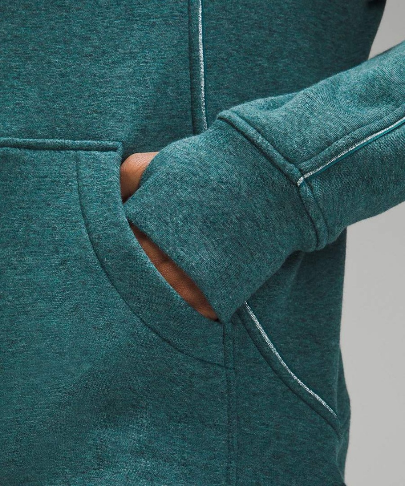 Sudaderas Lululemon Scuba Oversized Funnel-Neck Full Zip Long Plush Mujer Turquesa Chile | 371DTJSYQ