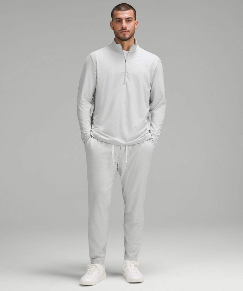 Sudaderas Lululemon Soft Jersey Half Zip Hombre Plateadas Chile | 169ZEAIVX