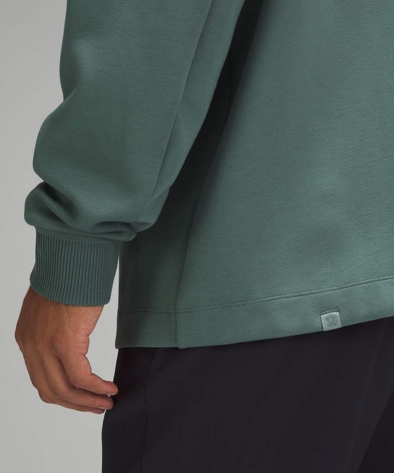 Sudaderas Lululemon Softstreme Oversized Half Zip Hombre Verde Oscuro Chile | 615YXIWHK