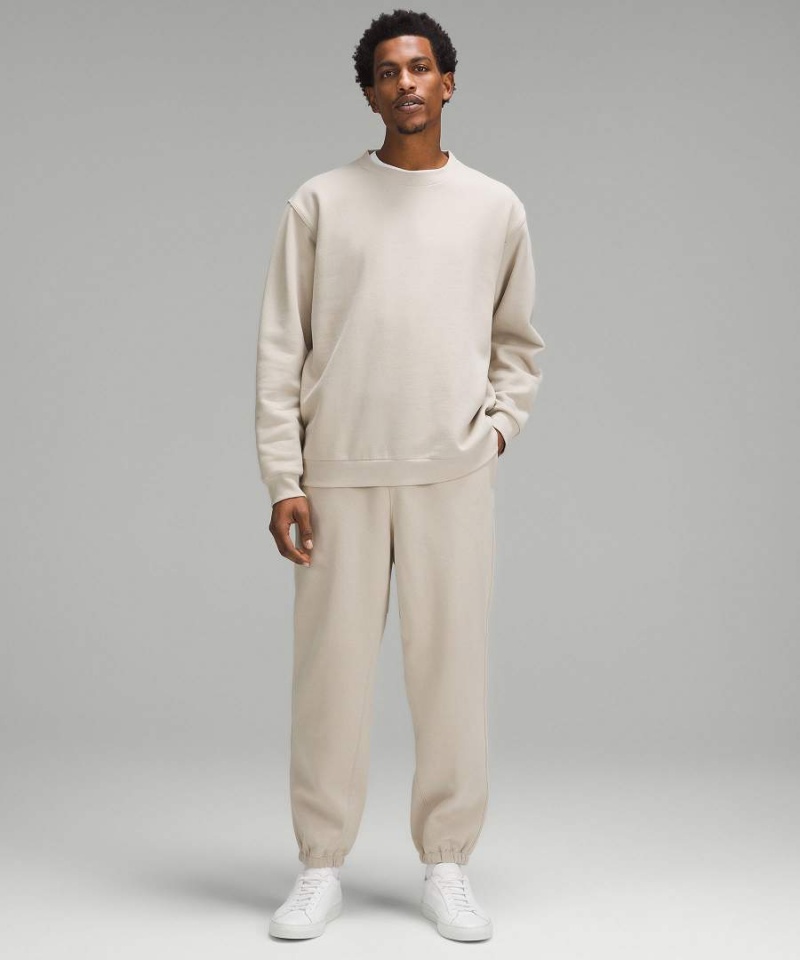 Sudaderas Lululemon Steady State Crew Hombre Beige Chile | 395YANEPT