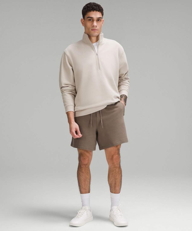Sudaderas Lululemon Steady State Half Zip Hombre Beige Chile | 651MAYPTU