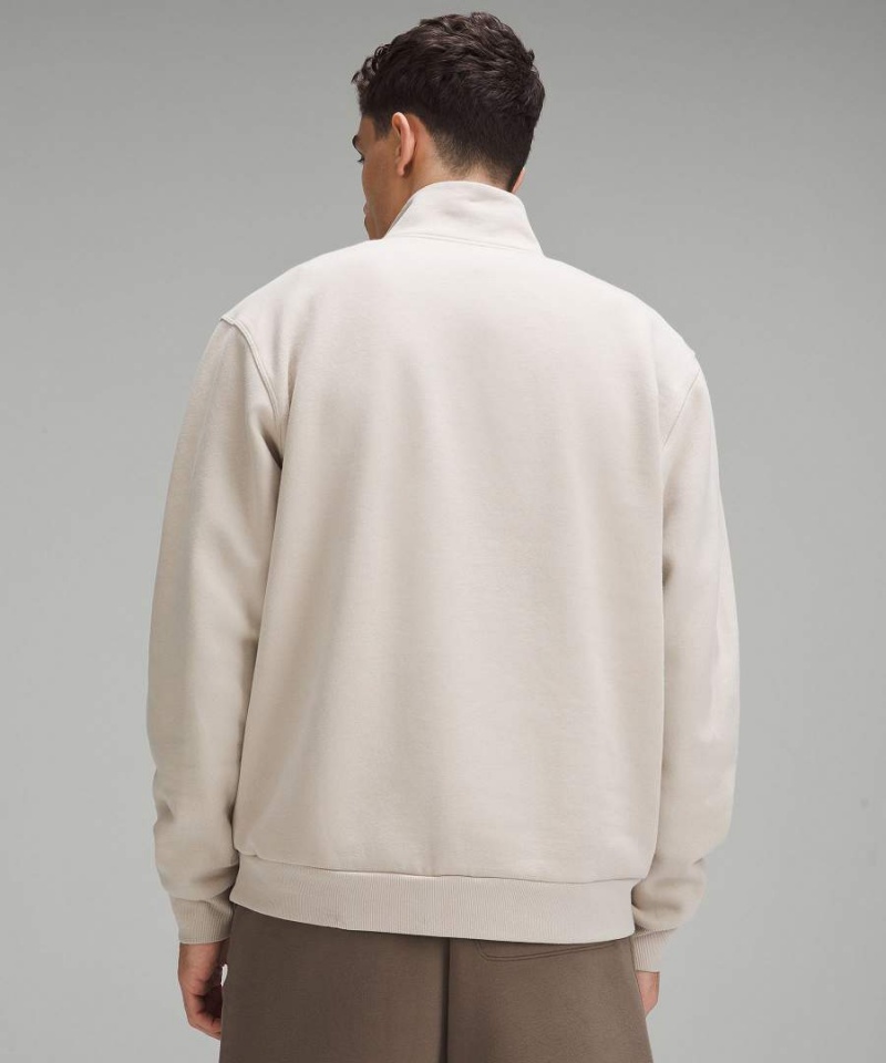 Sudaderas Lululemon Steady State Half Zip Hombre Beige Chile | 651MAYPTU