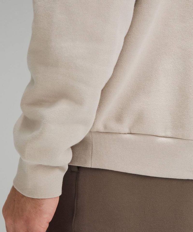 Sudaderas Lululemon Steady State Half Zip Hombre Beige Chile | 651MAYPTU