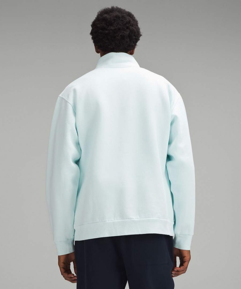 Sudaderas Lululemon Steady State Half Zip Hombre Azules Chile | 951CVZUDK