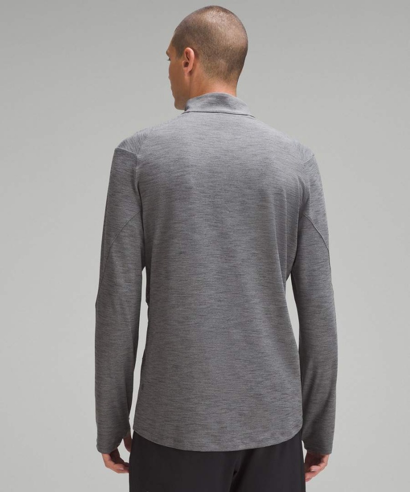 Sudaderas Lululemon Surge Warm Half Zip Hombre Gris Chile | 570AFMIOX
