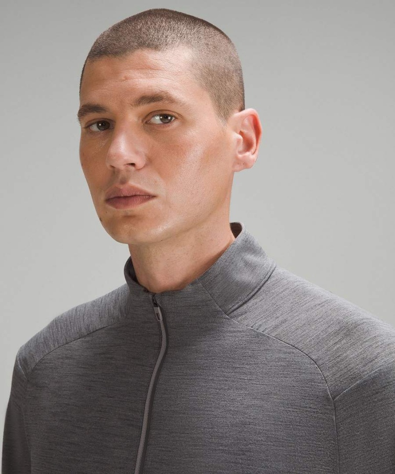 Sudaderas Lululemon Surge Warm Half Zip Hombre Gris Chile | 570AFMIOX
