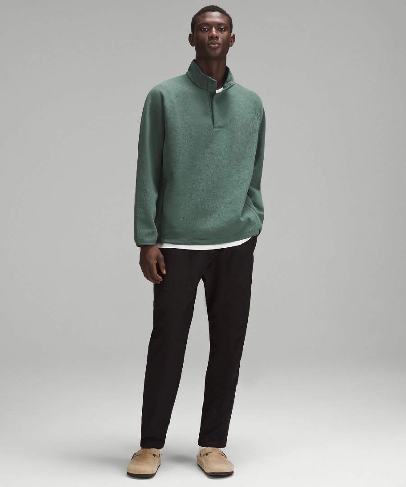 Sudaderas Lululemon Textured Spacer Anorak Hombre Verde Oscuro Chile | 935KWYBDZ