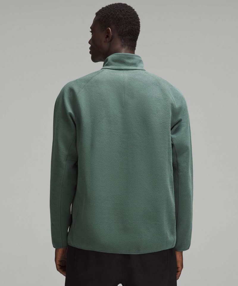 Sudaderas Lululemon Textured Spacer Anorak Hombre Verde Oscuro Chile | 935KWYBDZ