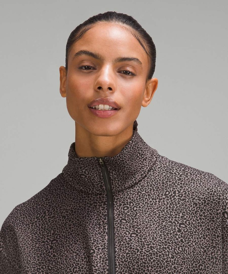 Sudaderas Lululemon lab Double-Knit Jacquard Half Zip Mujer Negras Chile | 572YISVDN