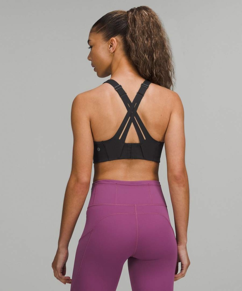 Sujetador Deportivo Lululemon AirSupport Bra High Support, C–DDD Cups Mujer Negras Gris Chile | 862OUFEZN