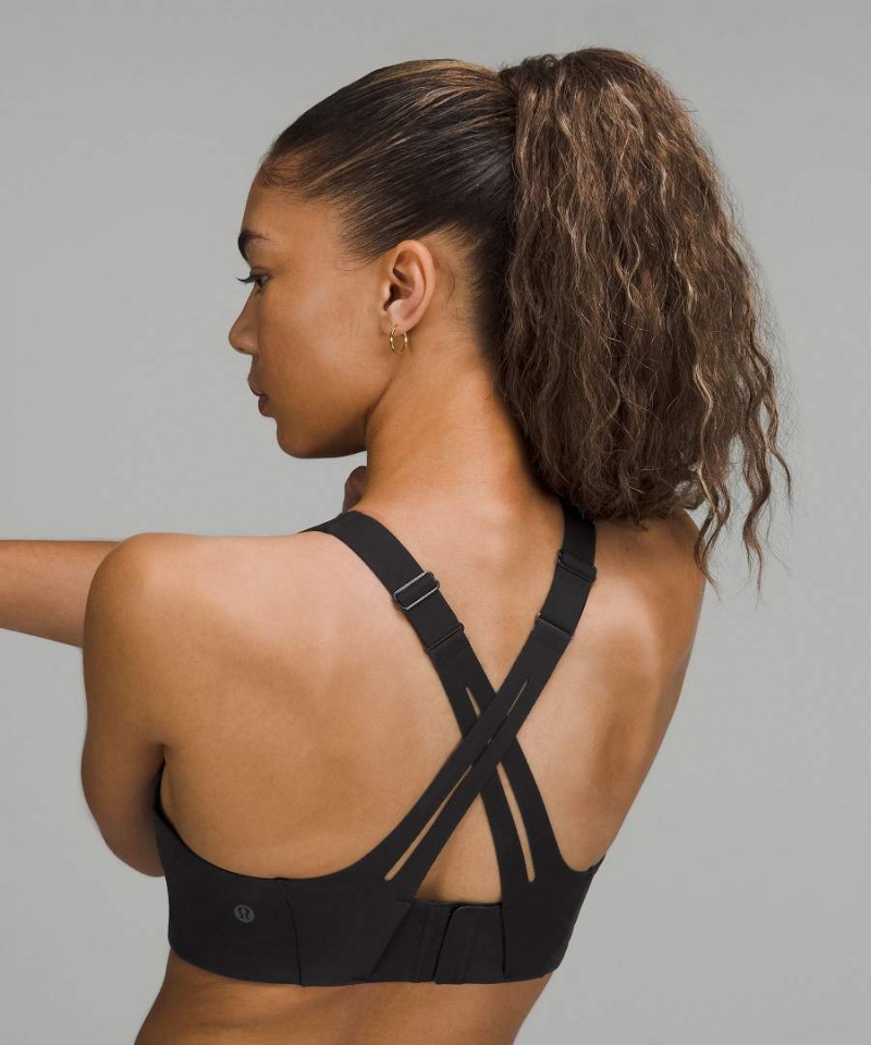 Sujetador Deportivo Lululemon AirSupport Bra High Support, C–DDD Cups Mujer Negras Gris Chile | 862OUFEZN