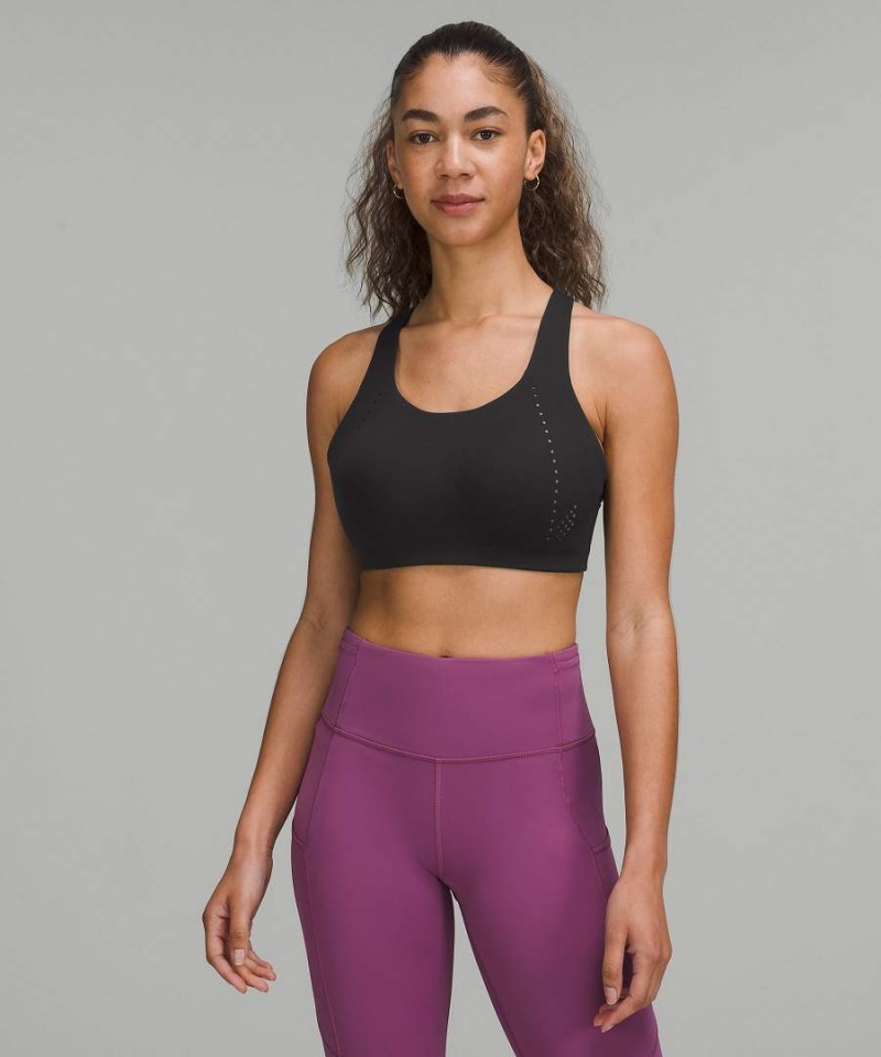 Sujetador Deportivo Lululemon AirSupport Bra High Support, C–DDD Cups Mujer Negras Gris Chile | 862OUFEZN