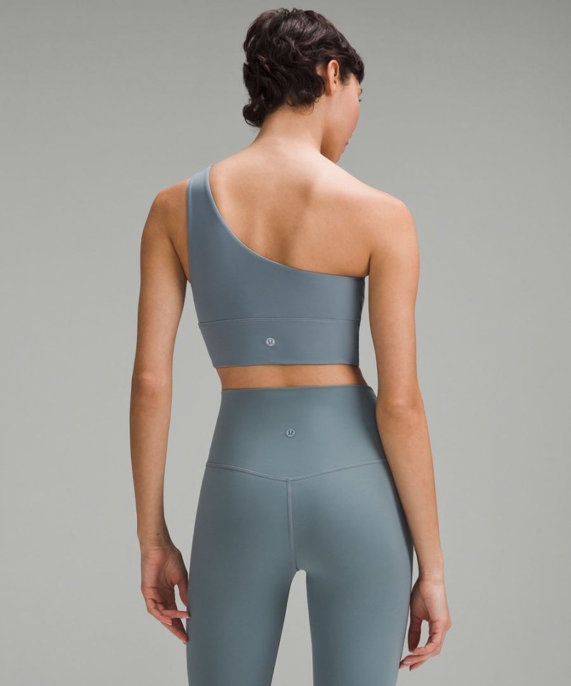 Sujetador Deportivo Lululemon Align™ Asymmetrical Bra Light Support, A/B Cup Mujer Azules Chile | 917ZRHPOB