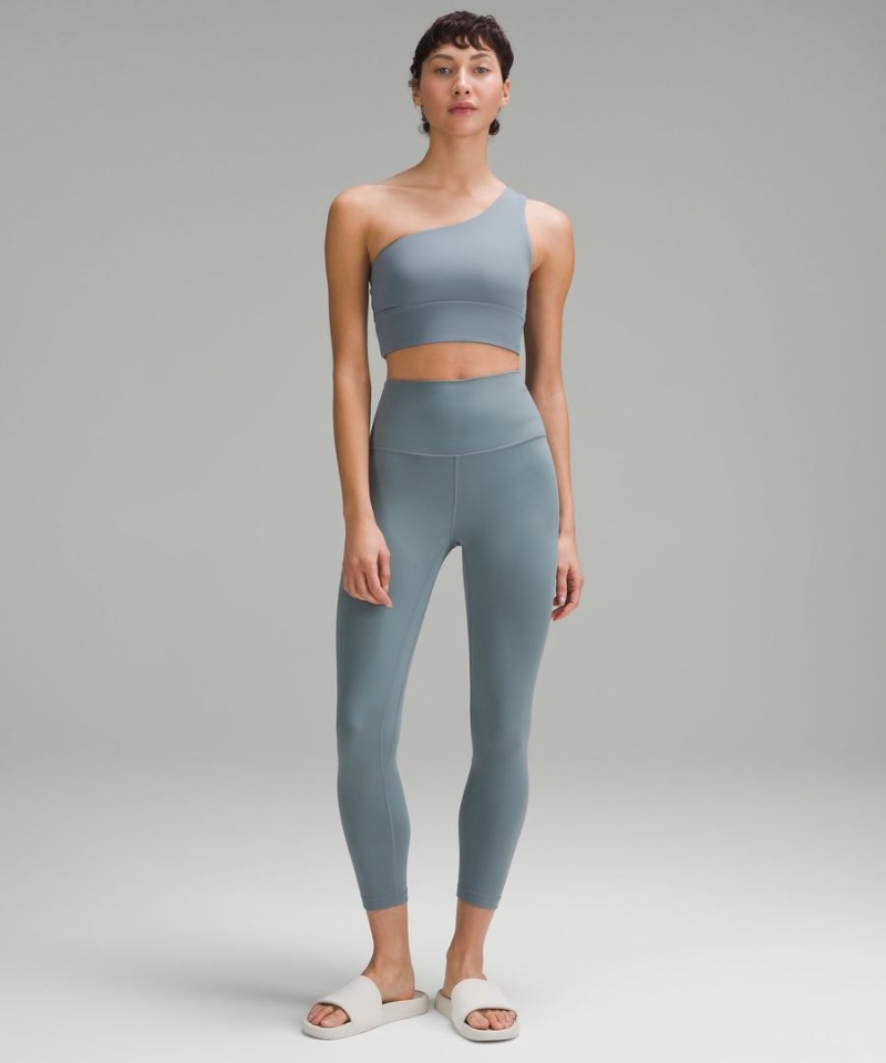 Sujetador Deportivo Lululemon Align™ Asymmetrical Bra Light Support, A/B Cup Mujer Azules Chile | 917ZRHPOB