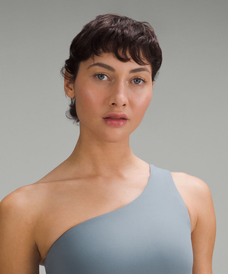 Sujetador Deportivo Lululemon Align™ Asymmetrical Bra Light Support, A/B Cup Mujer Azules Chile | 917ZRHPOB