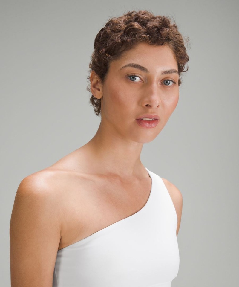 Sujetador Deportivo Lululemon Align™ Asymmetrical Bra Light Support, A/B Cup Mujer Blancas Chile | 195GOJPSX