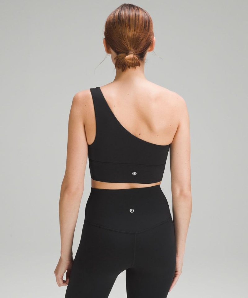 Sujetador Deportivo Lululemon Align™ Asymmetrical Bra Light Support, A/B Cup Mujer Negras Chile | 064AKMQXP