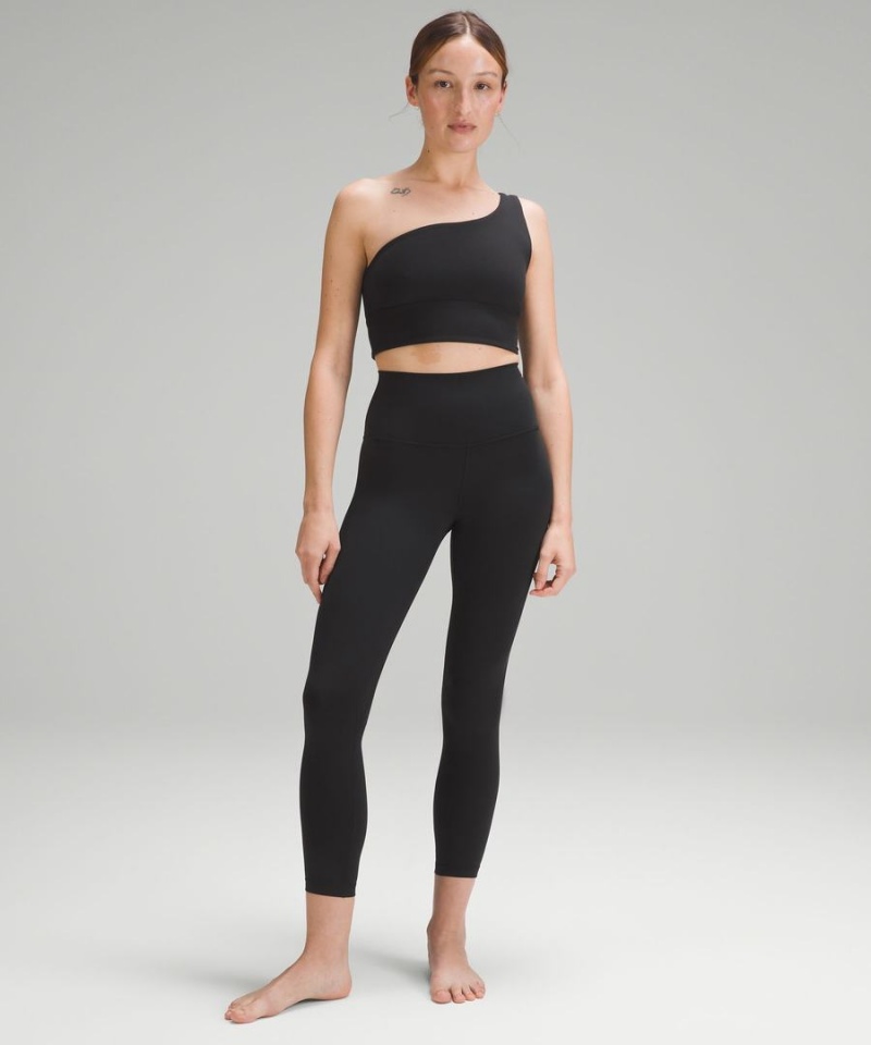 Sujetador Deportivo Lululemon Align™ Asymmetrical Bra Light Support, A/B Cup Mujer Negras Chile | 064AKMQXP