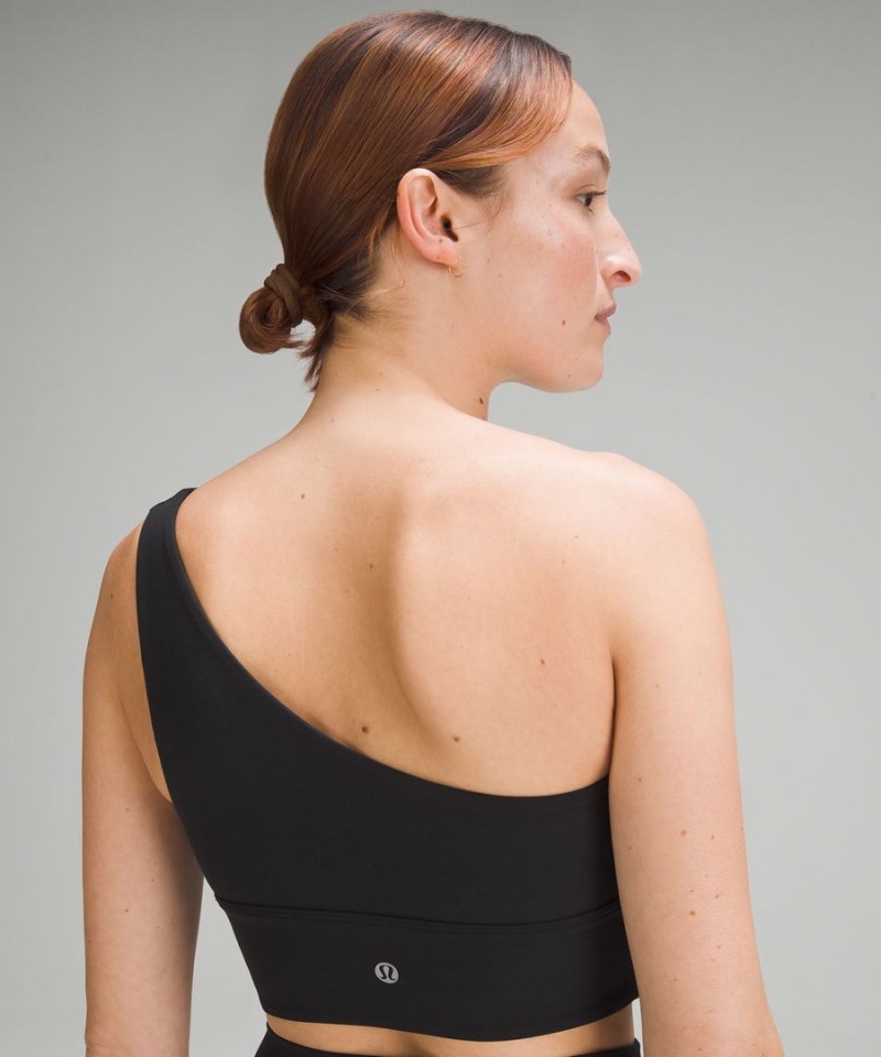 Sujetador Deportivo Lululemon Align™ Asymmetrical Bra Light Support, A/B Cup Mujer Negras Chile | 064AKMQXP