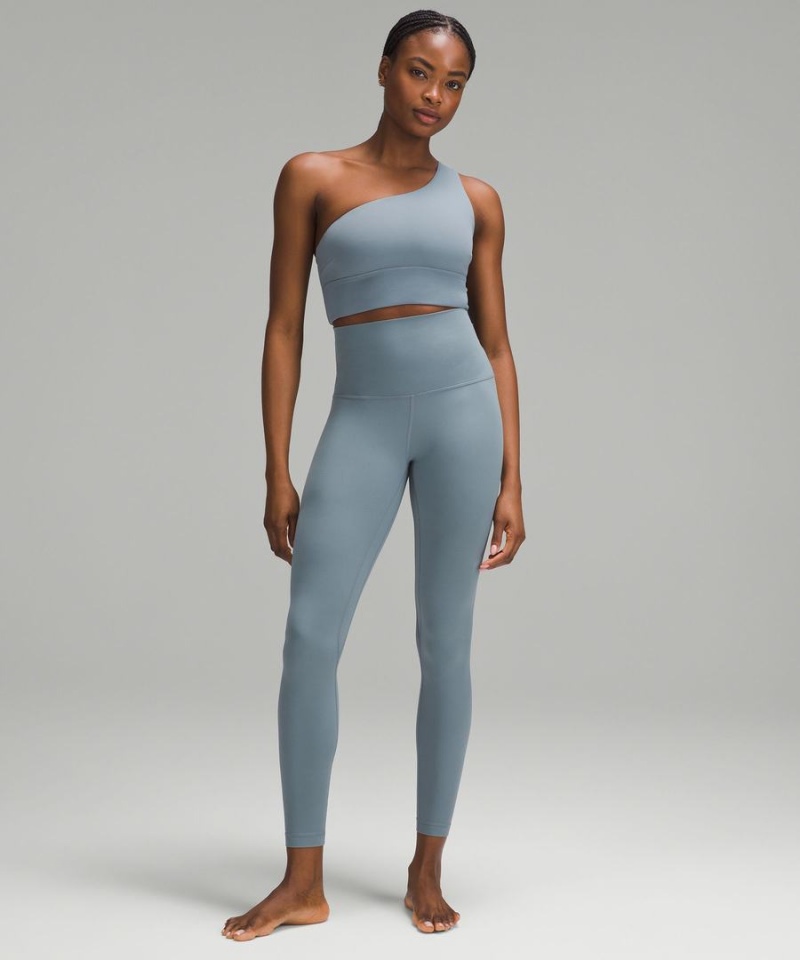 Sujetador Deportivo Lululemon Align™ Asymmetrical Bra Light Support, C/D Cup Mujer Azules Chile | 468NHTYVO
