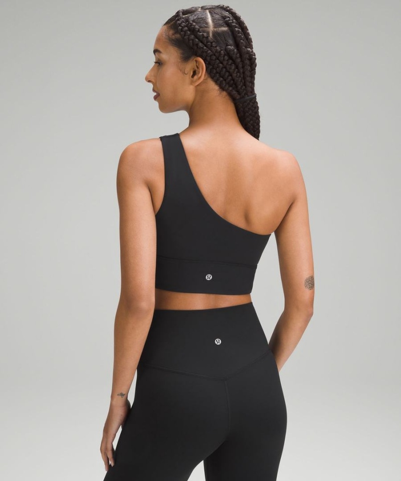 Sujetador Deportivo Lululemon Align™ Asymmetrical Bra Light Support, C/D Cup Mujer Negras Chile | 082THNPWA