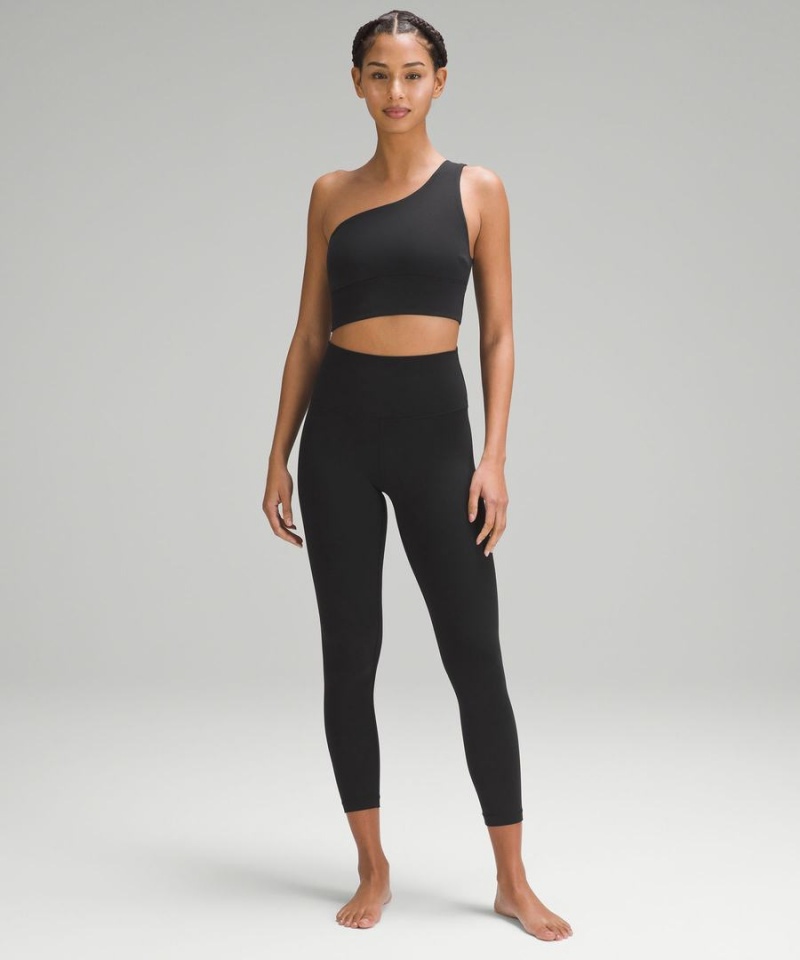 Sujetador Deportivo Lululemon Align™ Asymmetrical Bra Light Support, C/D Cup Mujer Negras Chile | 082THNPWA