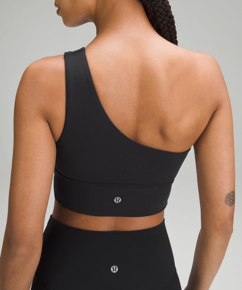 Sujetador Deportivo Lululemon Align™ Asymmetrical Bra Light Support, C/D Cup Mujer Negras Chile | 082THNPWA