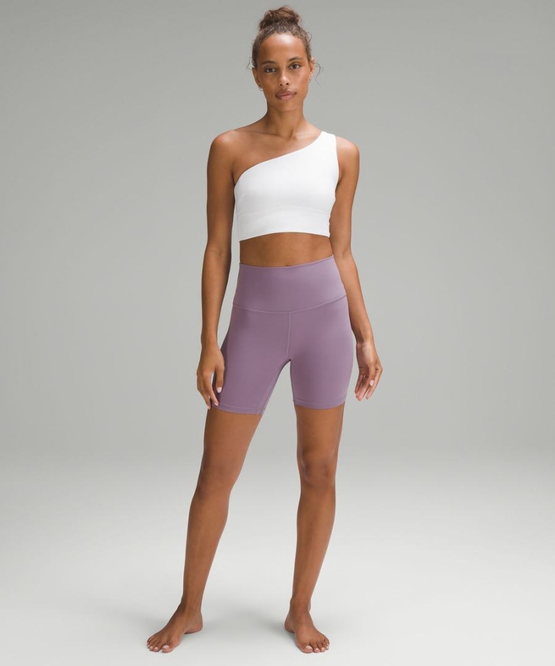 Sujetador Deportivo Lululemon Align™ Asymmetrical Bra Light Support, C/D Cup Mujer Blancas Chile | 824BHIETR