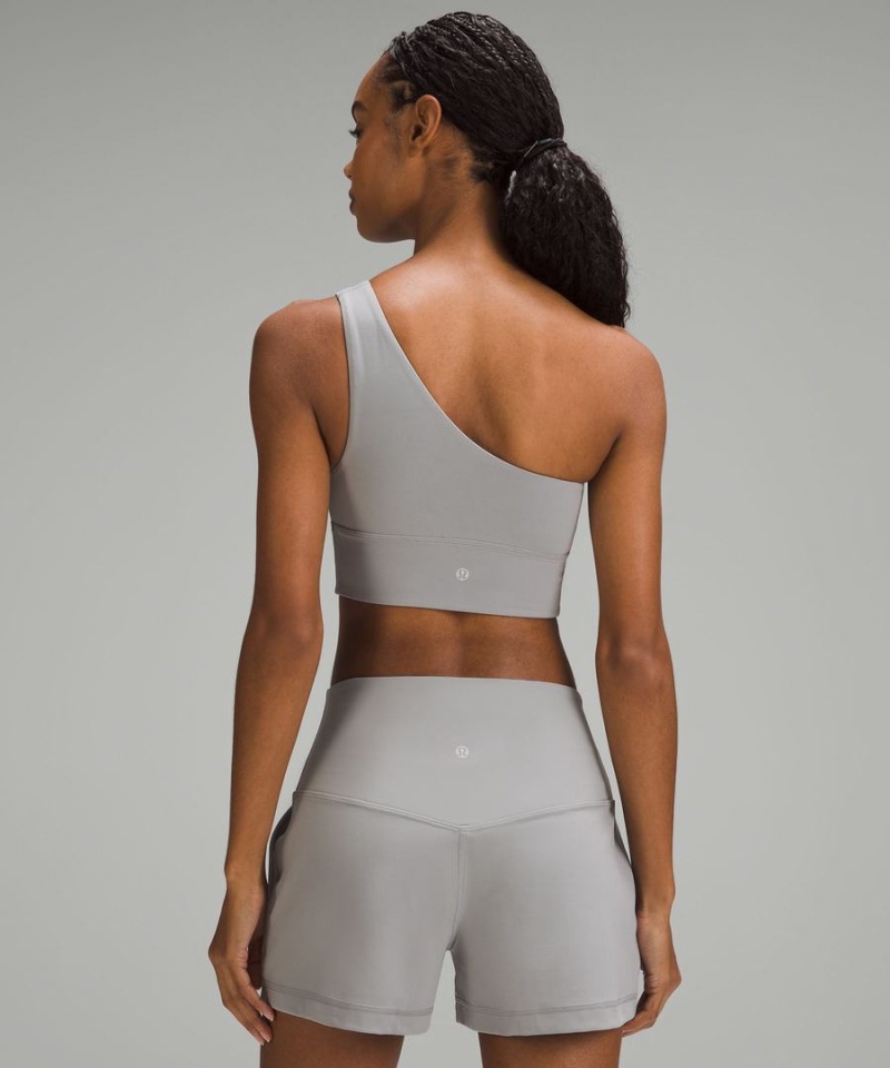 Sujetador Deportivo Lululemon Align™ Asymmetrical Bra Light Support, A/B Cup Mujer Gris Chile | 573HWUOYM