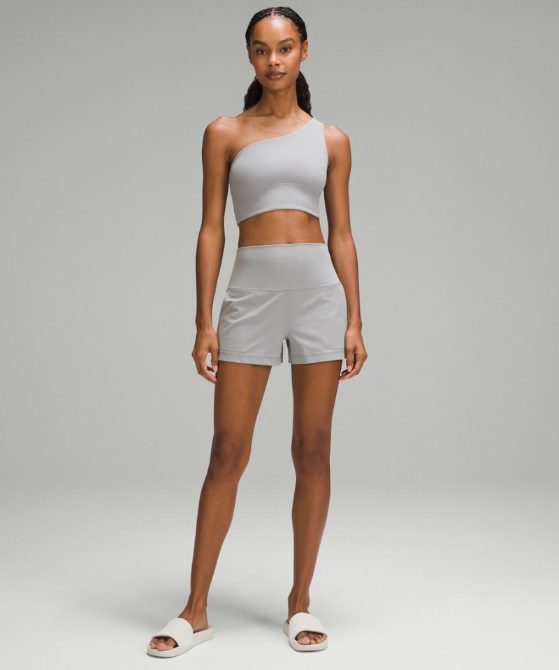 Sujetador Deportivo Lululemon Align™ Asymmetrical Bra Light Support, A/B Cup Mujer Gris Chile | 573HWUOYM