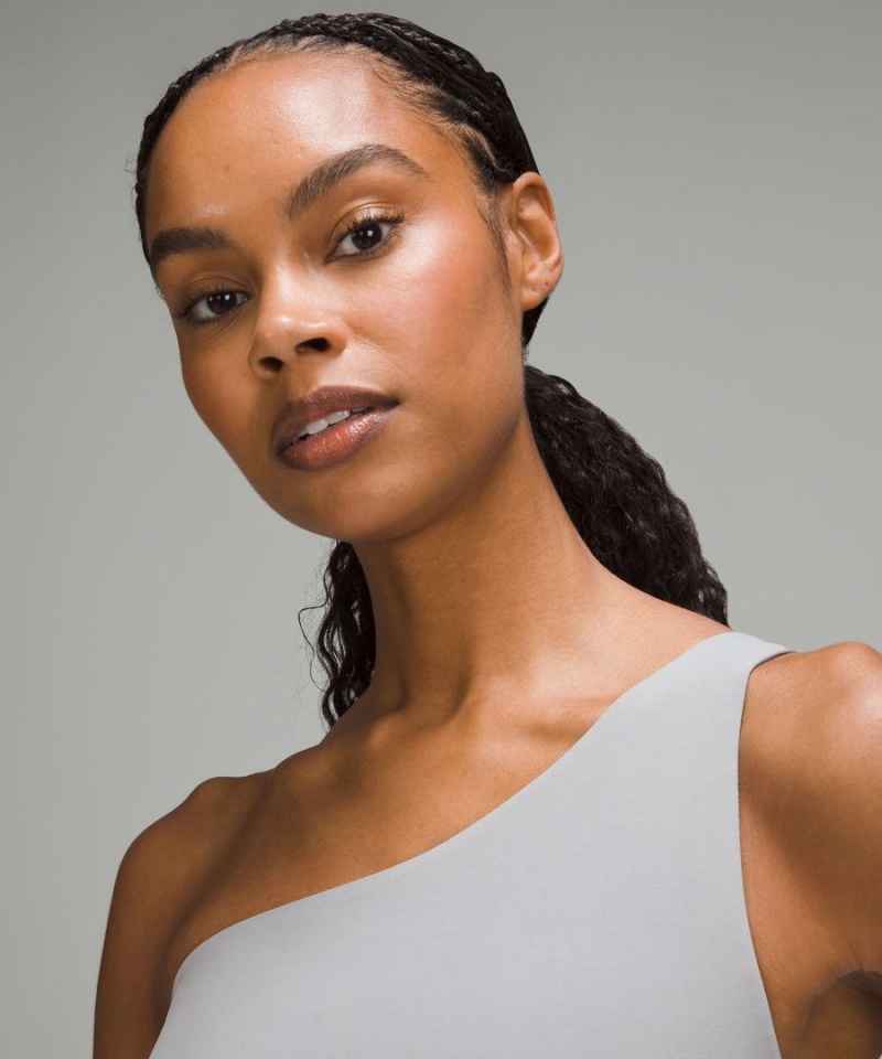 Sujetador Deportivo Lululemon Align™ Asymmetrical Bra Light Support, A/B Cup Mujer Gris Chile | 573HWUOYM