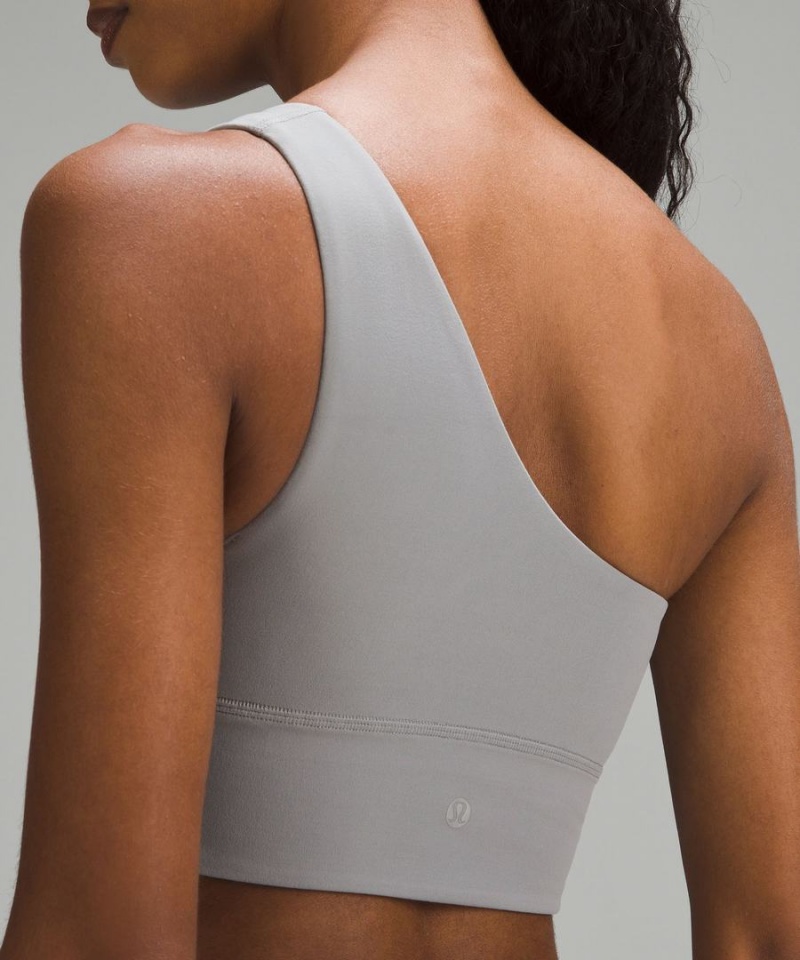 Sujetador Deportivo Lululemon Align™ Asymmetrical Bra Light Support, A/B Cup Mujer Gris Chile | 573HWUOYM