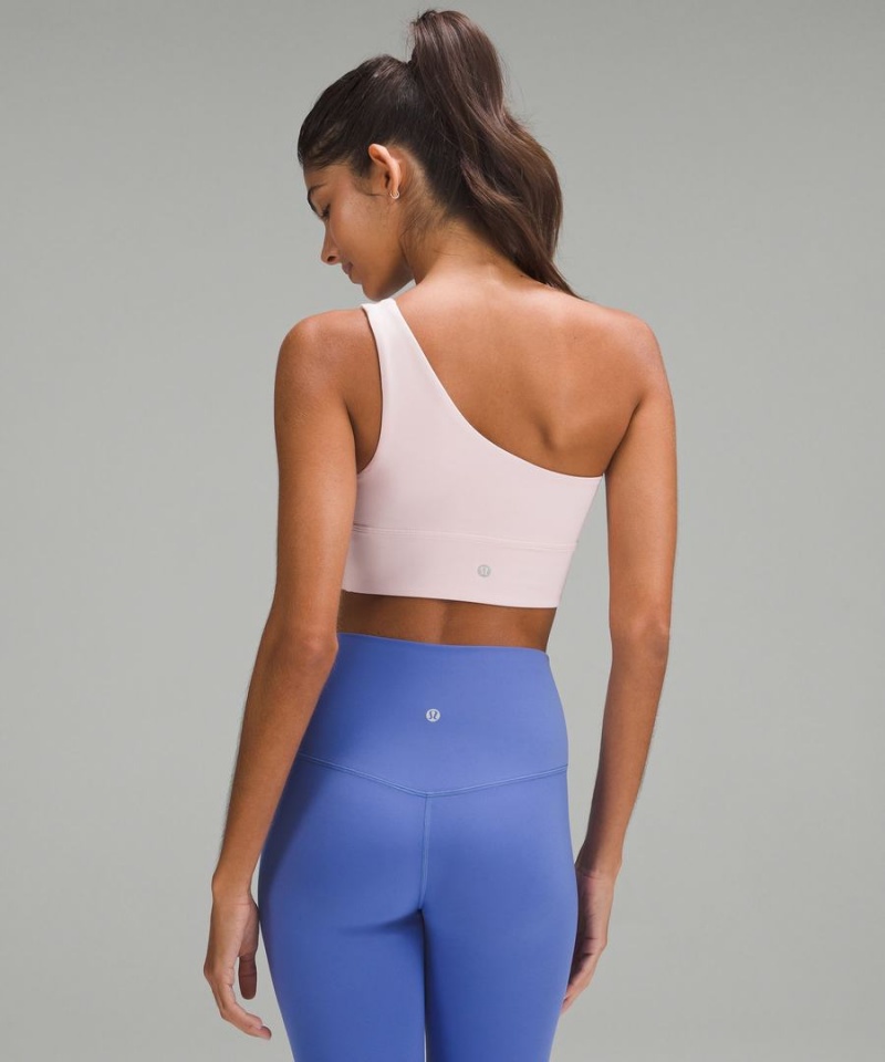 Sujetador Deportivo Lululemon Align™ Asymmetrical Bra Light Support, A/B Cup Mujer Rosas Chile | 758MFCYZT