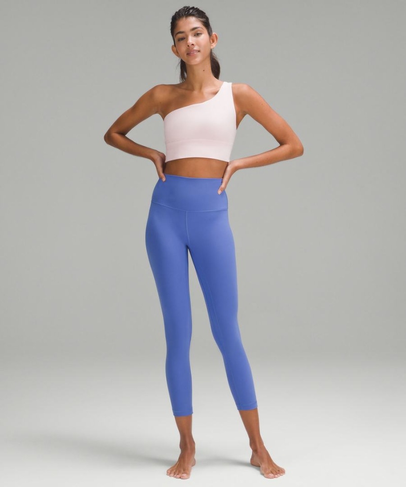 Sujetador Deportivo Lululemon Align™ Asymmetrical Bra Light Support, A/B Cup Mujer Rosas Chile | 758MFCYZT